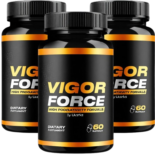 Vigor Force 3 bottles supplement package